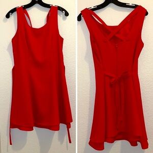 RAMPAGE Strappy Vintage 90s Pin Up Baby Doll Skater Tuxedo Mini Skirt Dress Y2K